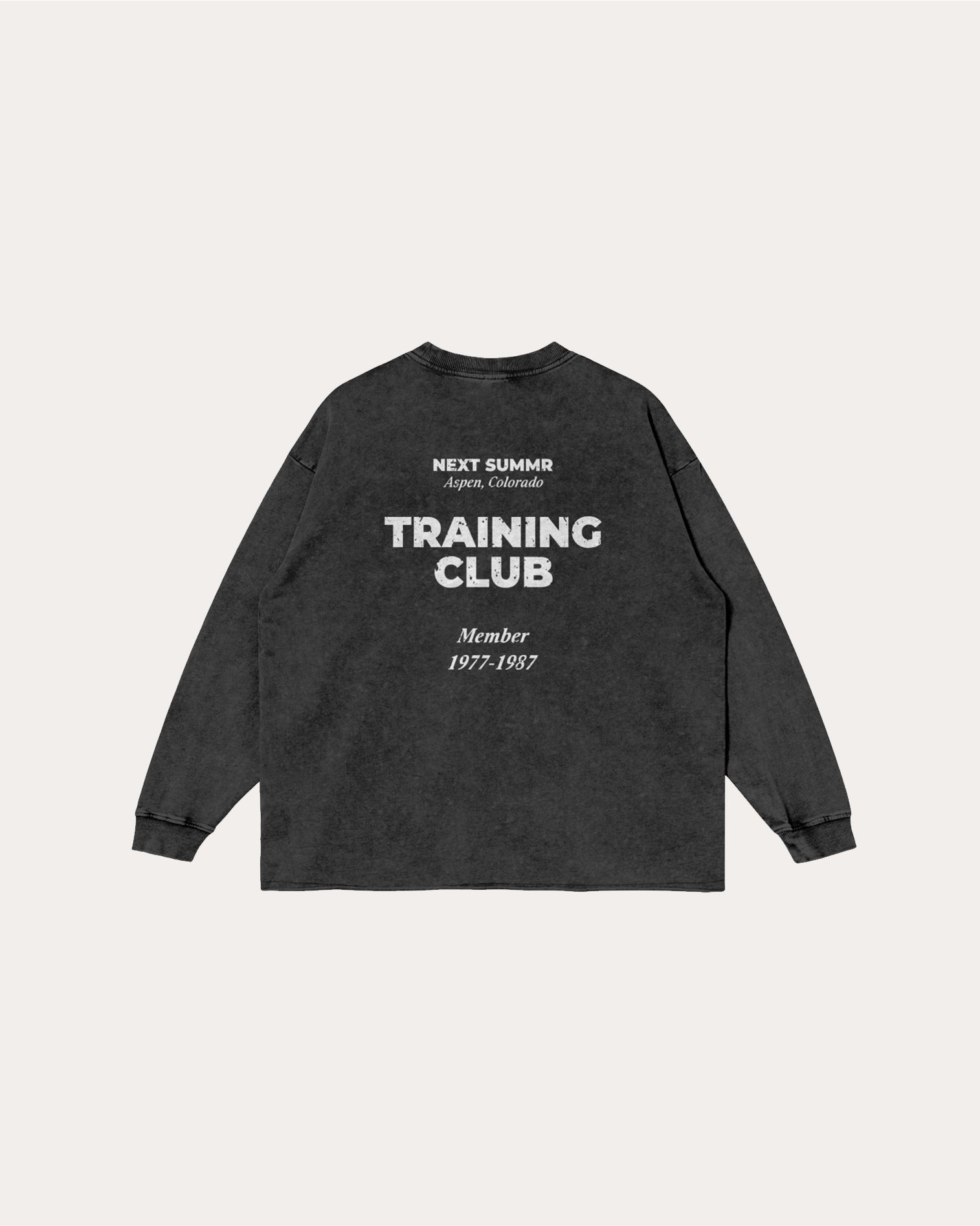 TRAINING CLUB RAW HEM LONGSLEEVE