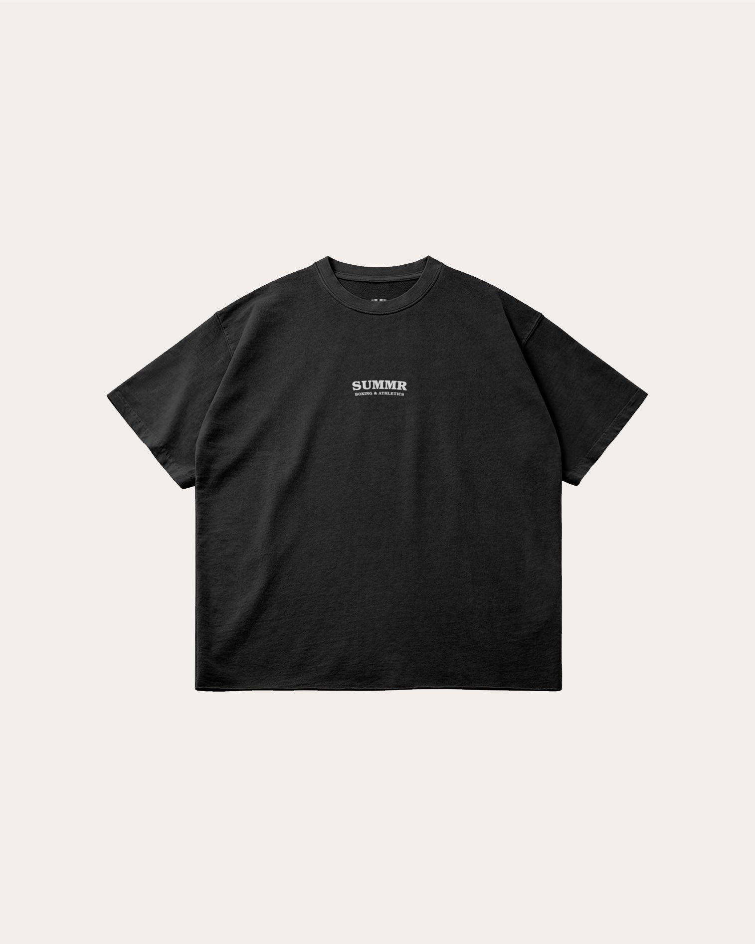 MIND OVER MATTER BOXING RAW HEM TEE