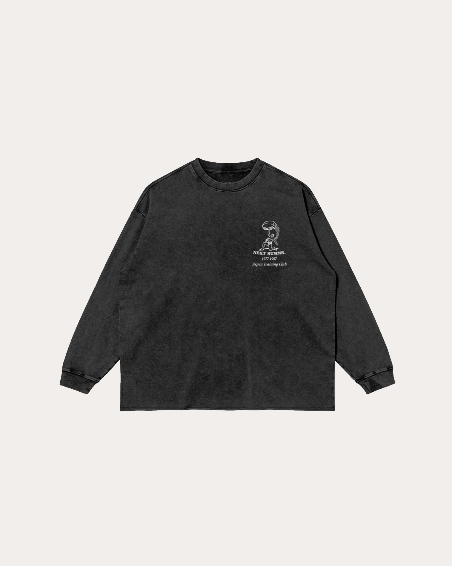 TRAINING CLUB RAW HEM LONGSLEEVE