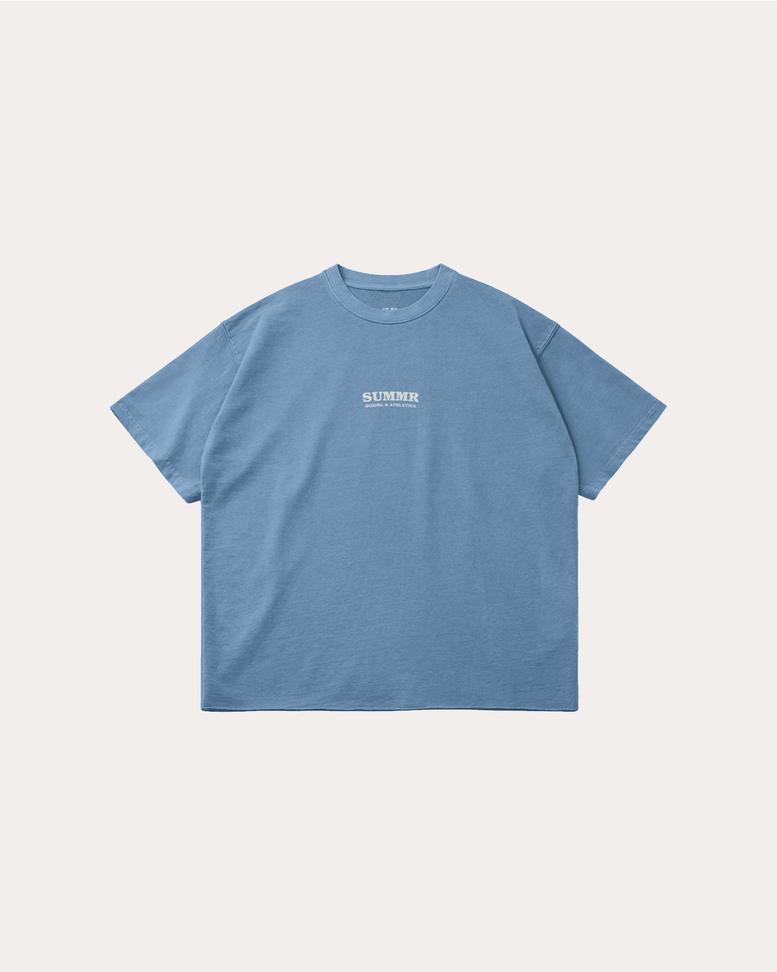 MIND OVER MATTER BOXING RAW HEM TEE