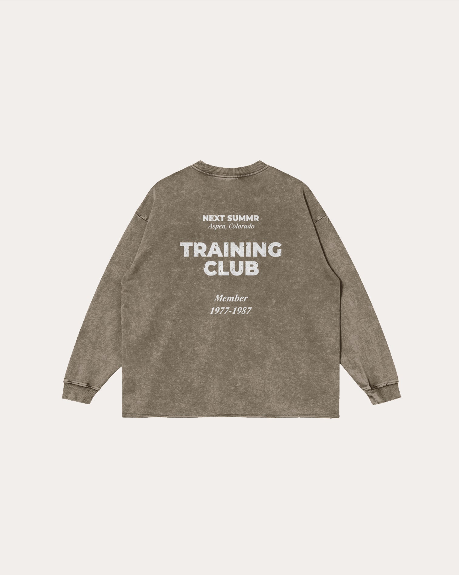 TRAINING CLUB RAW HEM LONGSLEEVE