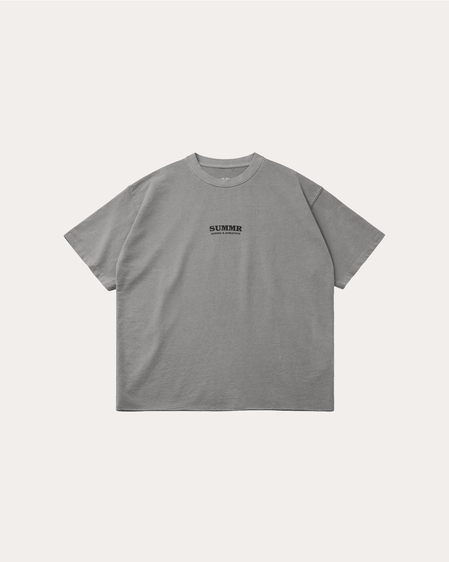 MIND OVER MATTER BOXING RAW HEM TEE