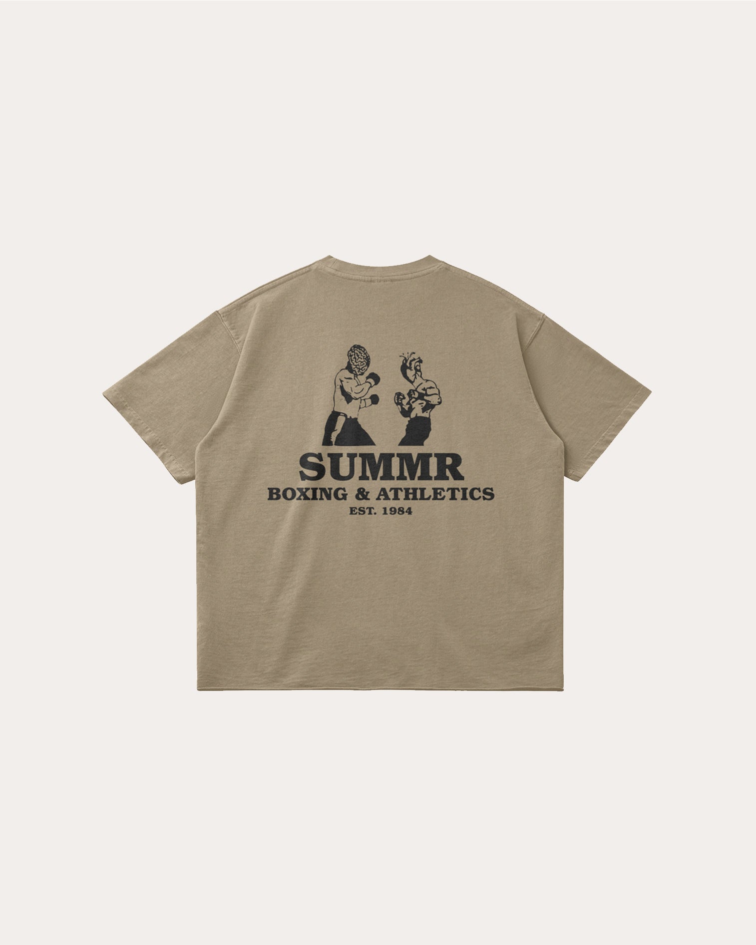 MIND OVER MATTER BOXING RAW HEM TEE