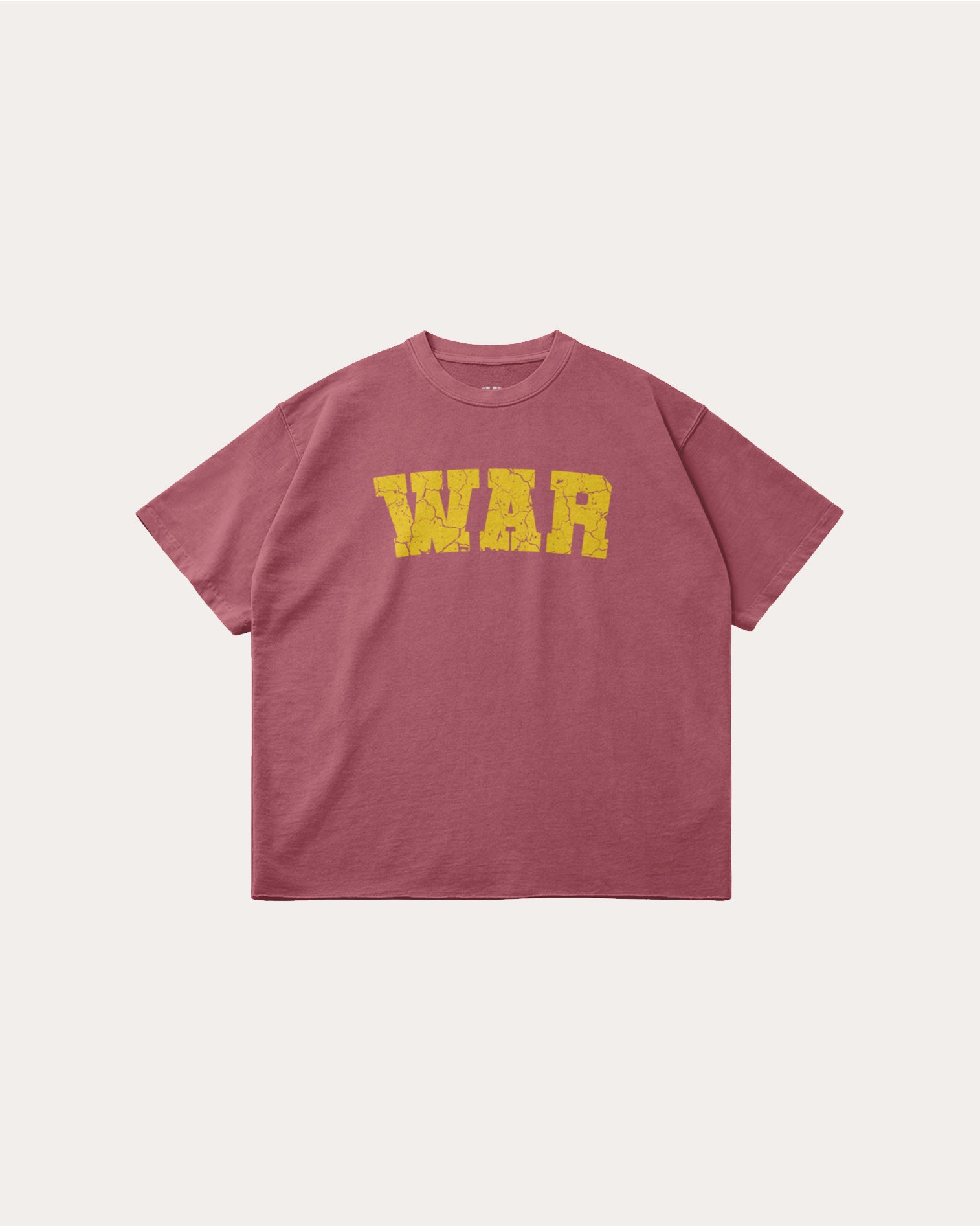 WAR Raw Hem Tee